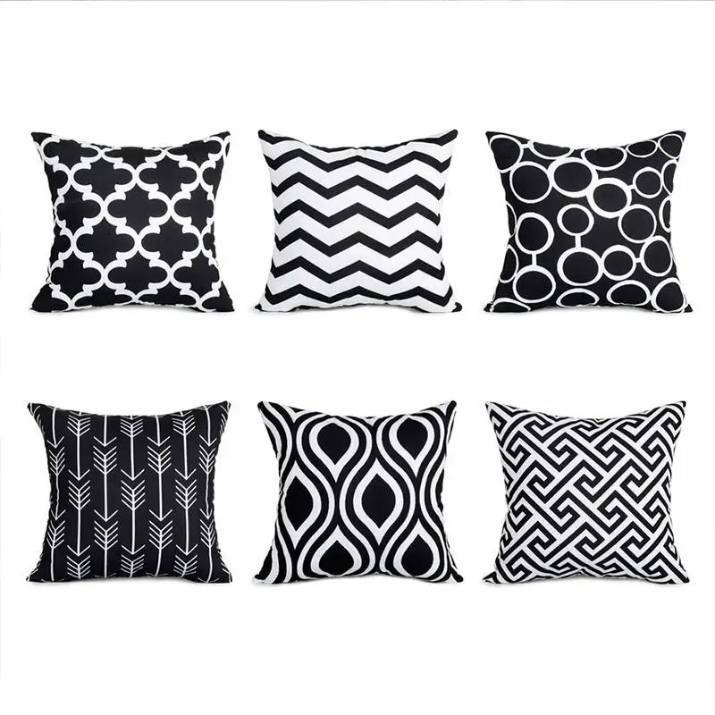 Геометрическая в нордическом стиле декоративные подушки Чехлы хлопковый