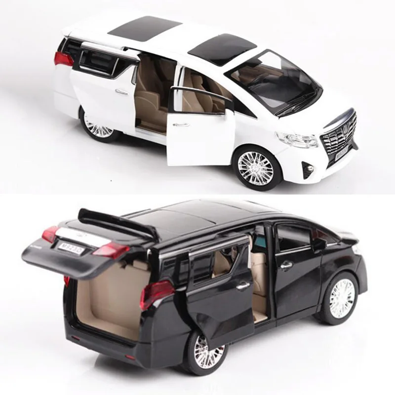 20,3 см металлический сплав 1:24 Масштаб классический Alphard Авто няня Автомобиль Ван откатная Модель литья под давлением автомобильные коллекции подарки для детей