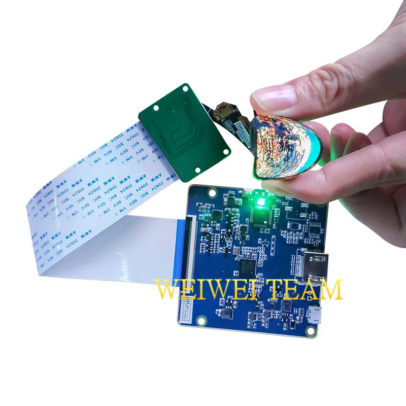1.39 Inch 400x400 Circula Round Micro Flexible Oled Display Bendable Oled Screen  MIPI Driver Board For Smart Watch DIY