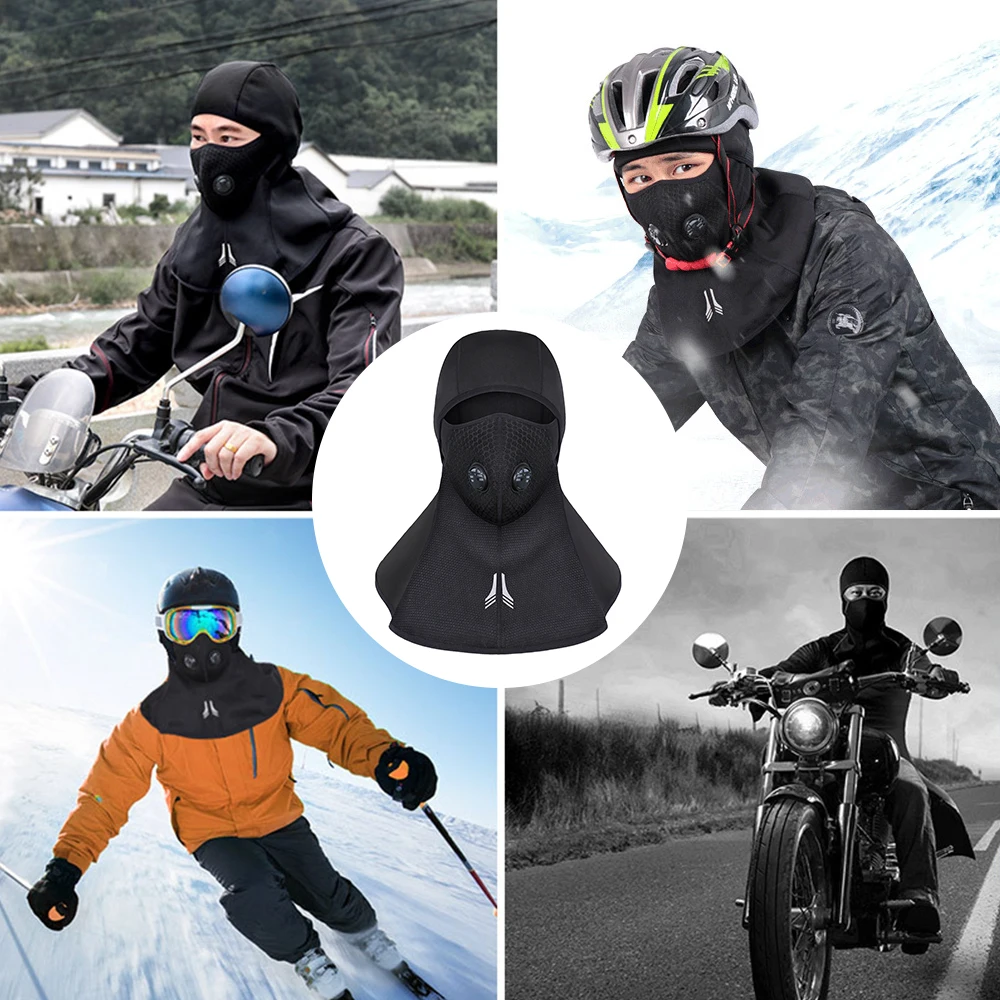 Популярная новая зимняя термальная Флисовая Балаклава маска для лица теплая