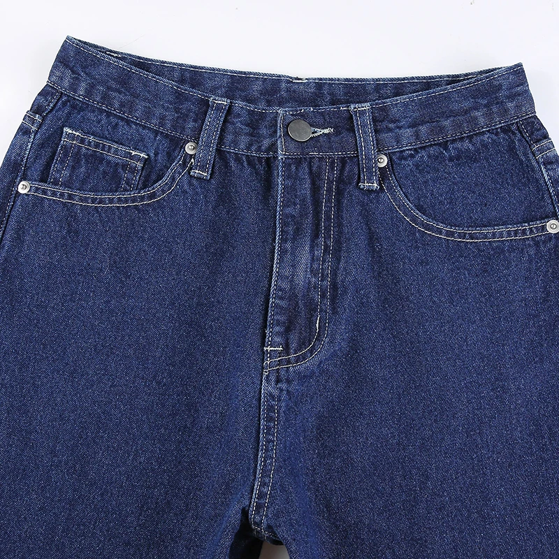 

Rockmore High Waist Flared Jeans Woman Wide Leg Pants Denim Boyfriend Streetwear Clothing Fashion Harajuku Skinny Trousers 2021