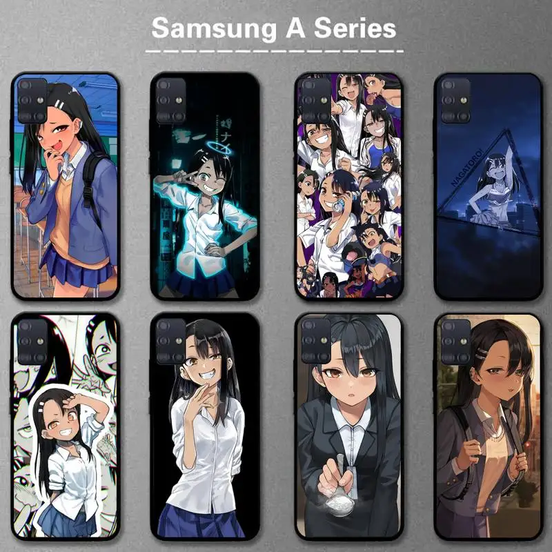 

Nagatoro San Anime Aesthetic Phone Case For Samsung A01 A10 A02 A20 A31 A40 A50 S A52 A51 A70 A71 A80 A91 Cover Fundas Coque