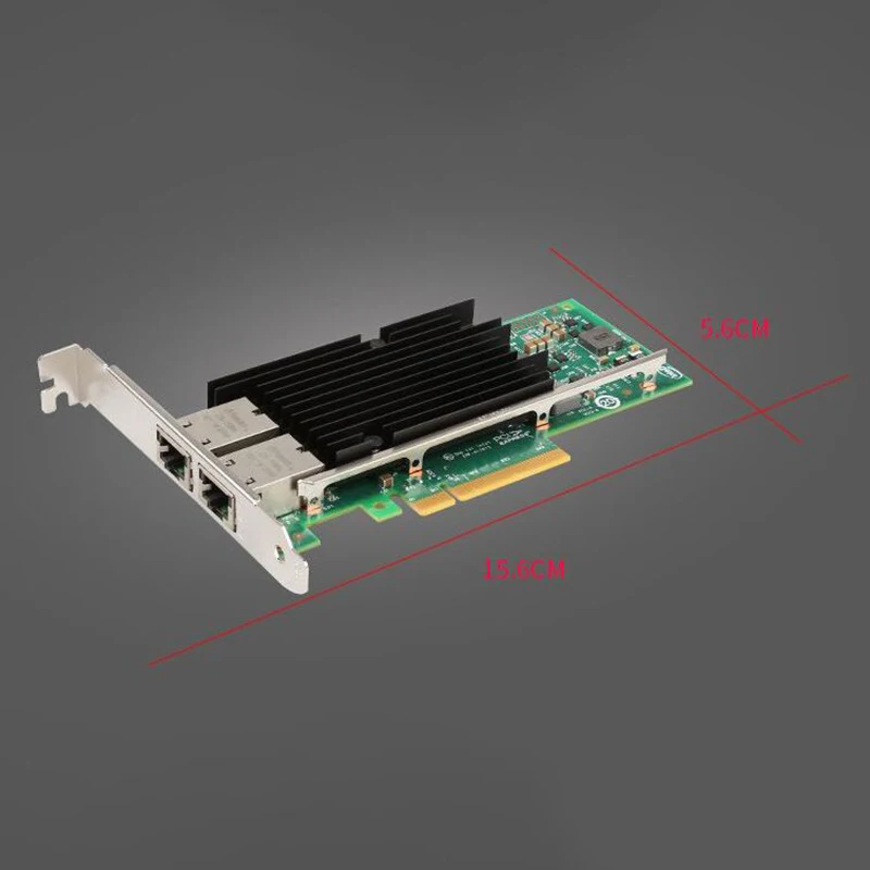 

PCI-E 10 Gigabit Server Network Card PCI-E X8 Dual Electrical Port 10GbE Ethernet NICs RJ-45 Optical Fiber Network Card