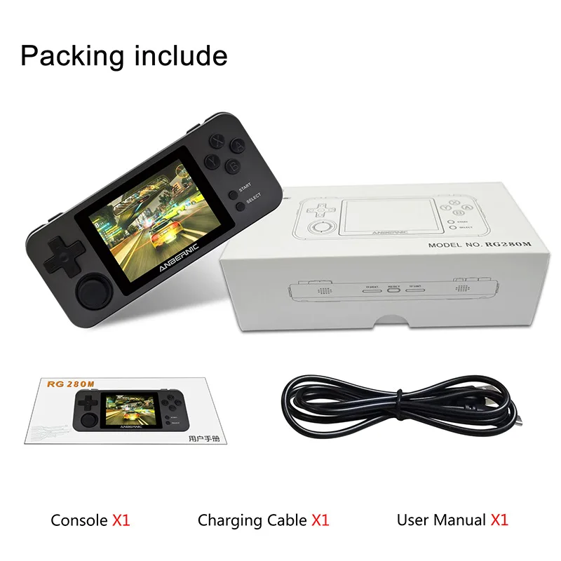 

Rg280m Aluminum Alloy Situ Kaiyuan Handheld Game Machine Tony Game Machine PS1