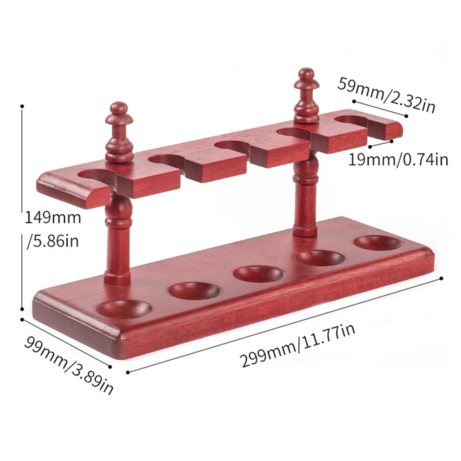 

Eucalyptus wood Smoking Pipe Stand Rack Holder For 5 Smoking Pipes Tobacco Herb Smoke Smoking Set Stand Ashtray Gifts 35a