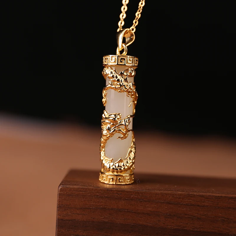 Дизайнерское ожерелье с подвеской из натурального золота 12 знаками Зодиака |