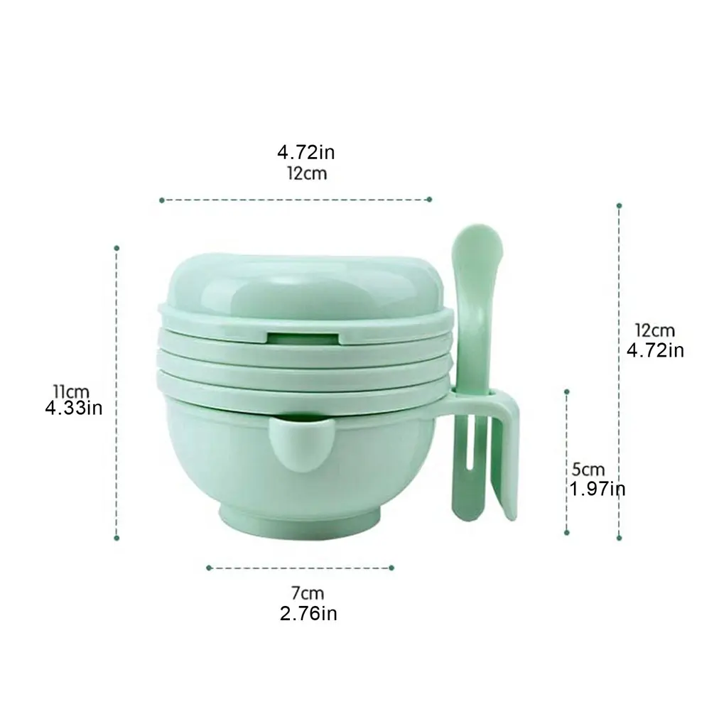 

Baby Multifunctional Auxiliary Food Grinder Baby Puree Cooking Machine Manual Juicer Grinding Bowl Tools