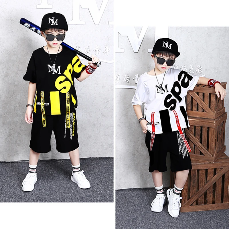 Костюм детский спортивный из двух предметов повседневный свободный комплект