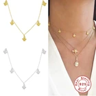 Ожерелье с подвеской в виде пчелы из стерлингового серебра 925 пробы для влюбленных и дочерей, женское персонализированное колье с цепочкой, ювелирные украшения