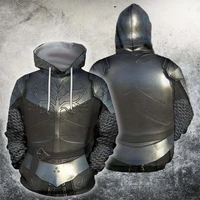 3d all over printed knight medieval armor men hoodie harajuku fashion hooded sweatshirt cosplay costume autumn unisex hoodies