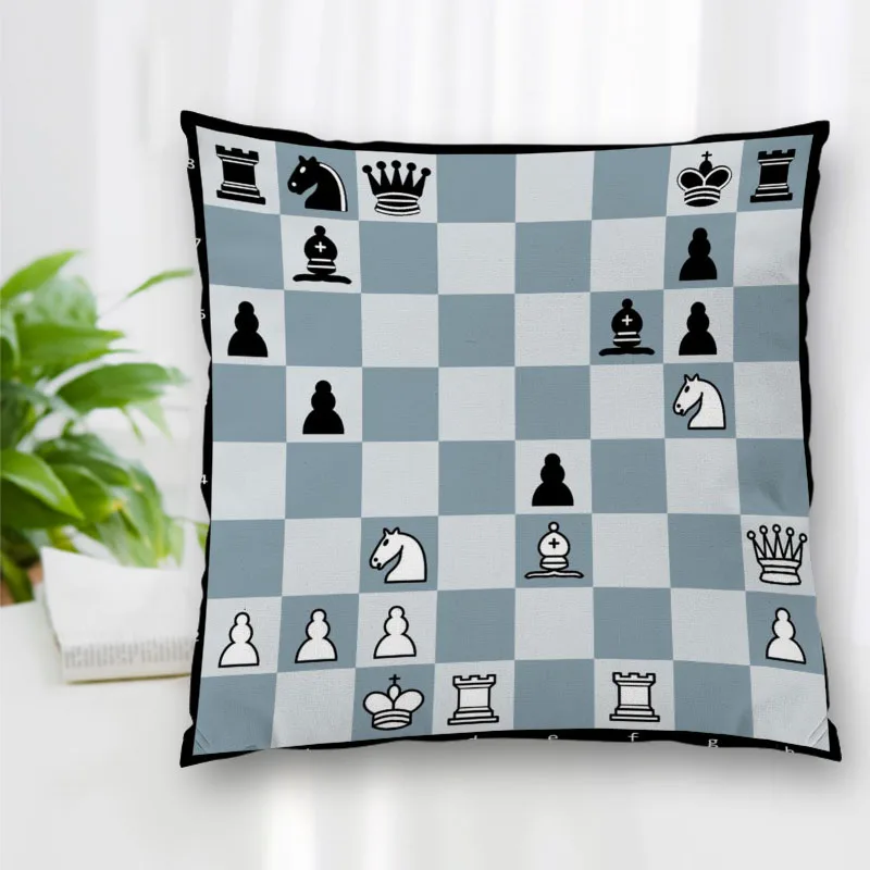 Квадратная шахматная доска высокого качества на заказ чехол молнии для спальни