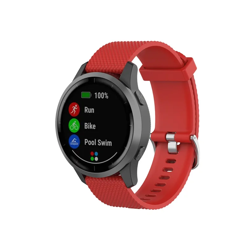 22 мм спортивный силиконовый ремешок для Garmin Vivoactive 4 Смарт-часы ремешок для Vivoactive 3 сменный Браслет аксессуары