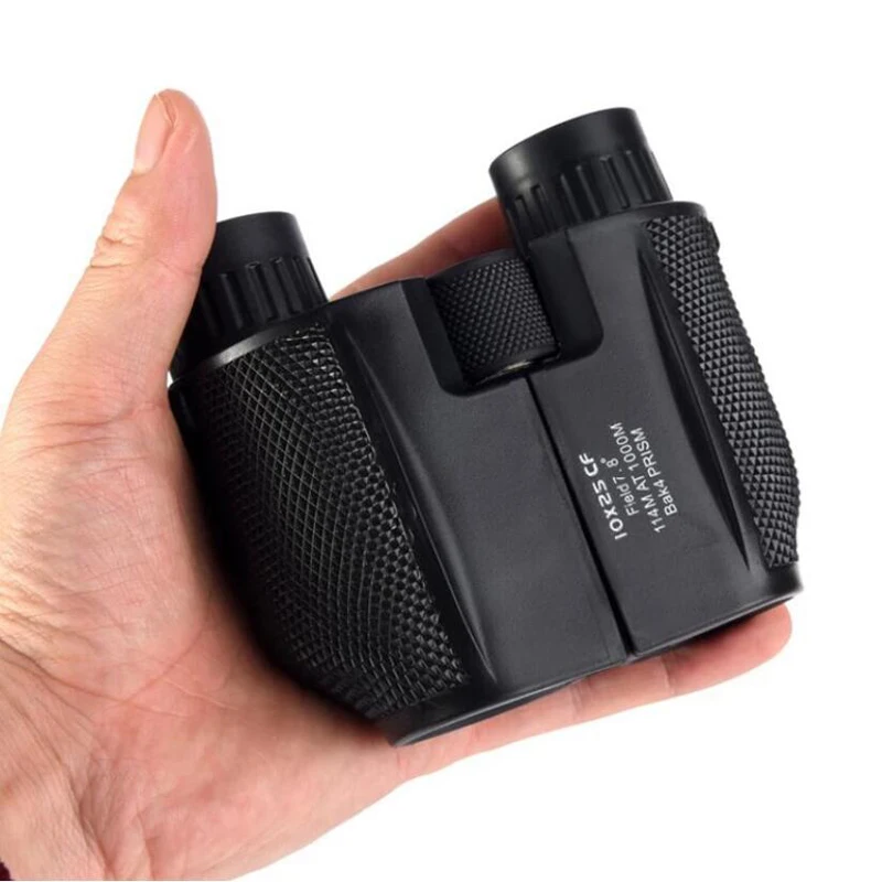 Оптический бинокль высокой мощности 10x25 компактные игрушечные бинокли для