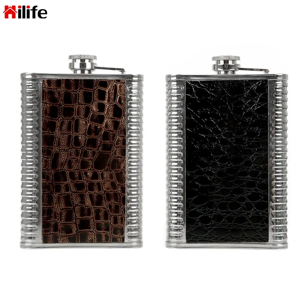 Бутылка для виски 7 унций фляжка спирта плоские фляжки посуда напитков