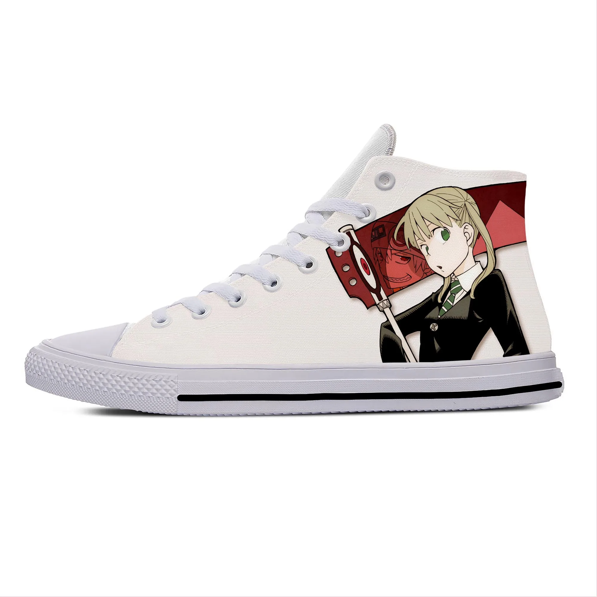 

Japanese Anime Manga Soul Eater Maka Albarn Cute Casual Cloth Shoes High Top Lightweight Breathable 3D Print Men Women Sneakers