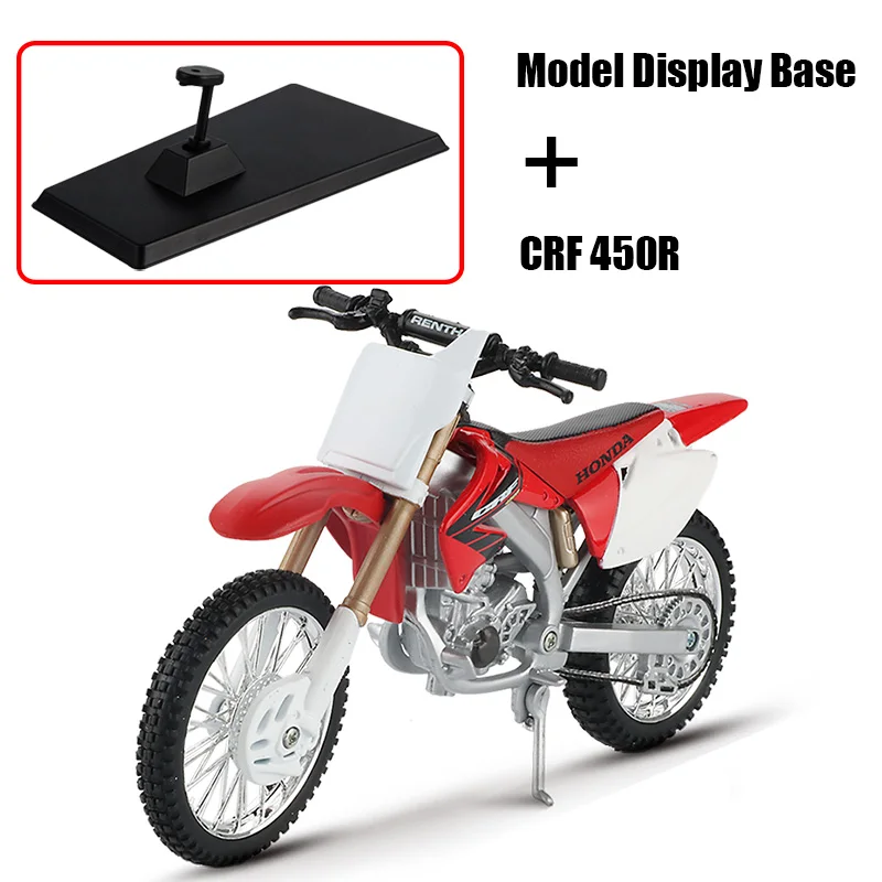 Модель мотоцикла Maisto из 1:12 сплава, игрушка для моделирования CRF 450R внедорожные велосипедные модели, коллекция креативных игрушек для детей - Цвет: set