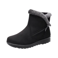 qicius 2021 winter new snow boots womens fashion plush warm thick soled cotton shoes female students large female boot 43