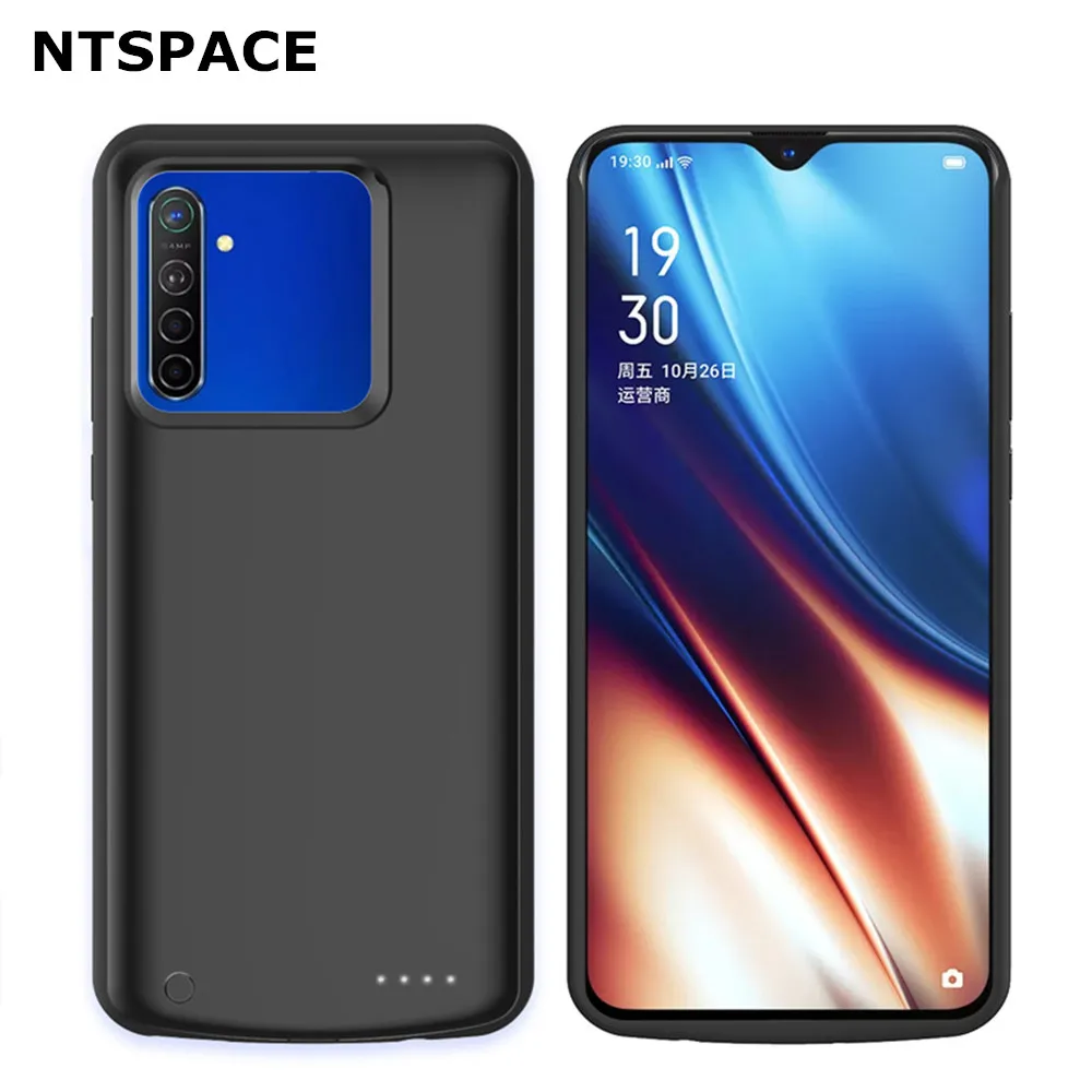 Чехол для зарядки аккумулятора OPPO Realme X2 XT чехол 6500 мАч с внешним аккумулятором 5 Pro