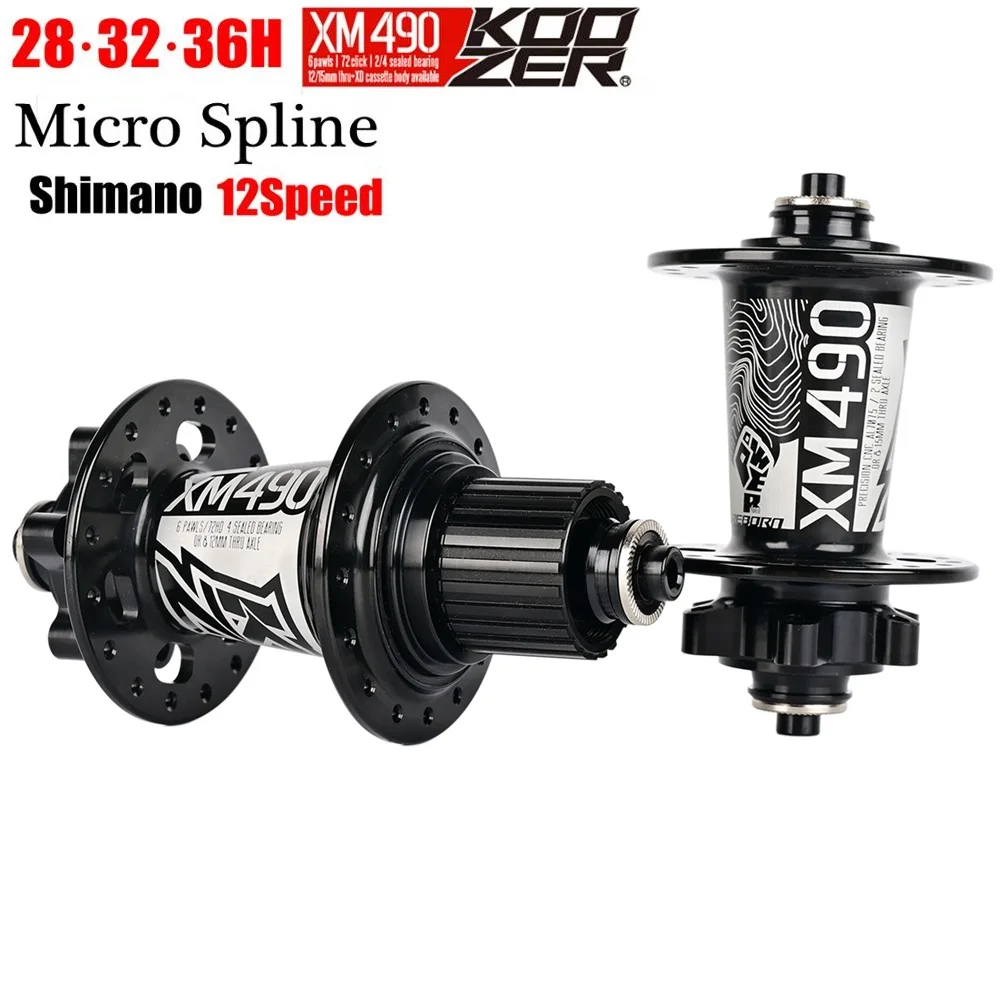 12 Скоростей Koozer XM490 MTB микро Сращивание ступицы дисковый тормоз горного