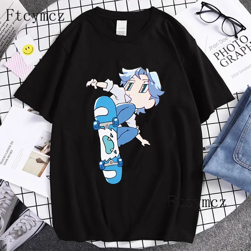 

SK8 The Infinity T Shirts Cotton Men T Shirts Anime Tees Game Short Sleeves Tops Summer Women Unisex O Neck Printed Clothes