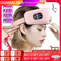 hot compress eye care instruments wireless music relieve fatigue 16d smart vibration airbag glasses electric eye massager