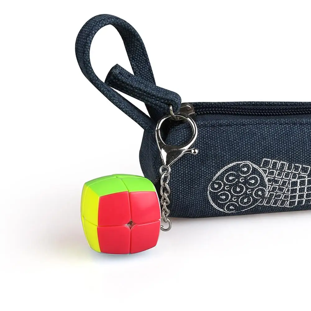 Qiyi Magic cube 2x2 кольцо для ключей Mini Pocket Speed Cube брелок-головоломка | Игрушки и хобби