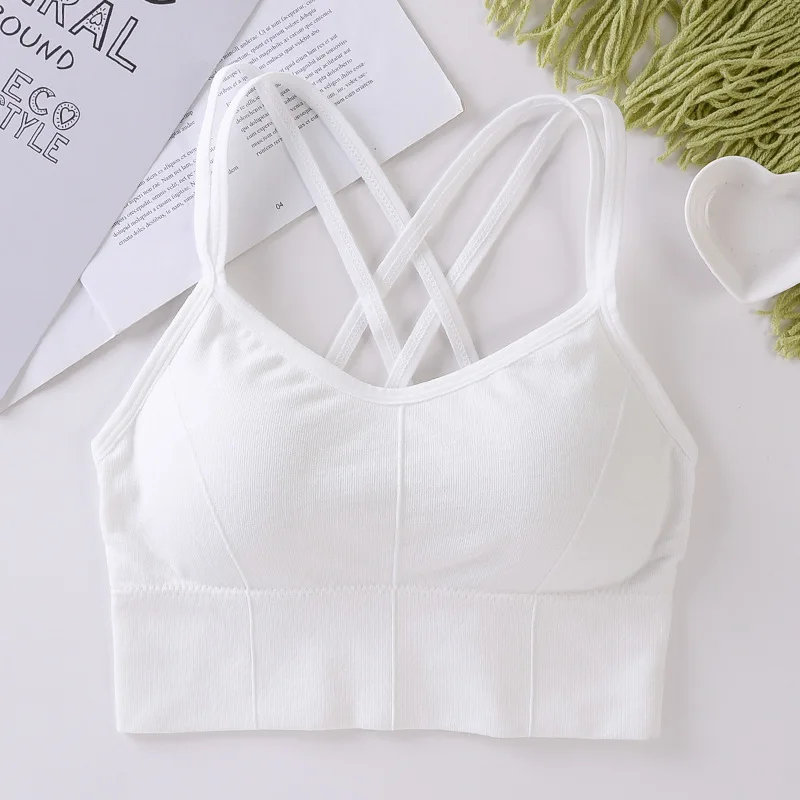 

Breathable Sports Bra Anti-sweat Fitness Top Seamless Yoga Bra Shockproof Crop Top Women Push up Sport Bra Gym Workout Top