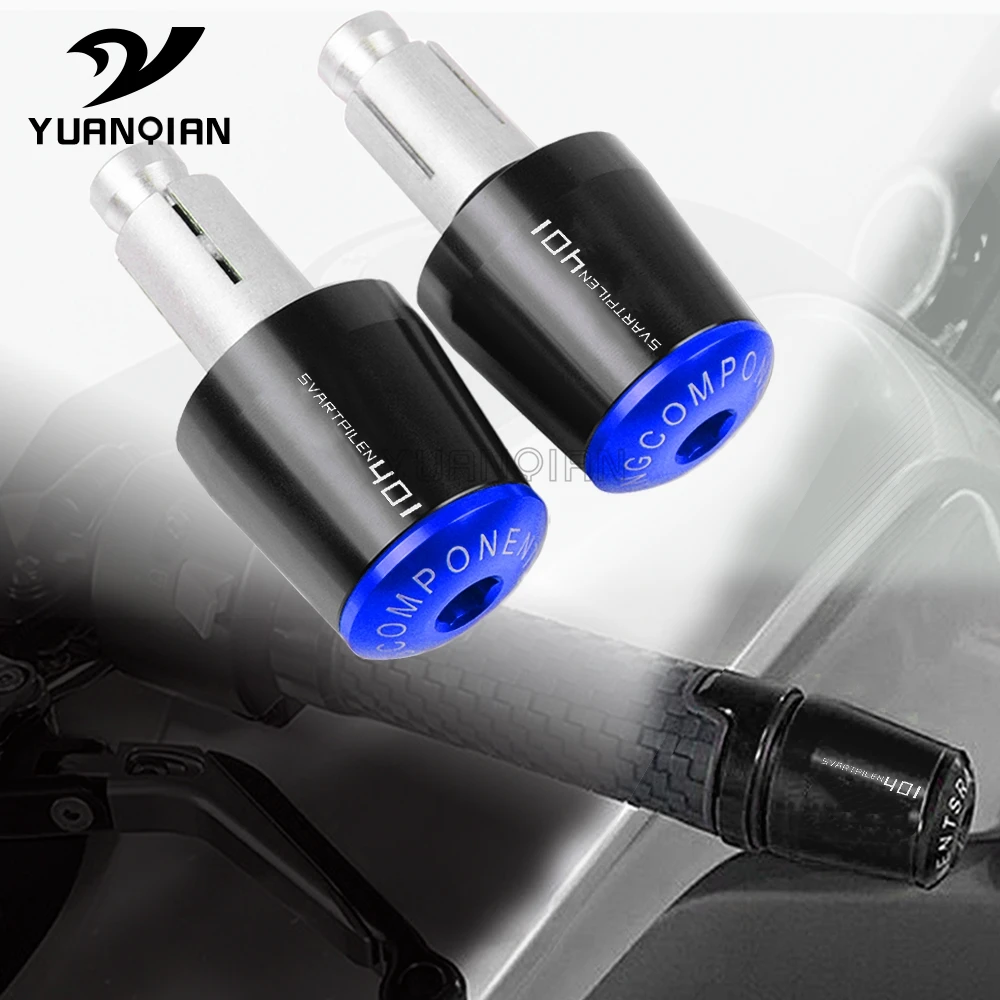 

For Husqvarna SVARTPILEN 401 SVARTPILEN401 2018 2019 2020 2021 7/8" 22mm Motorcycle Handlebar Grips End Handle Bar Cap End Plug