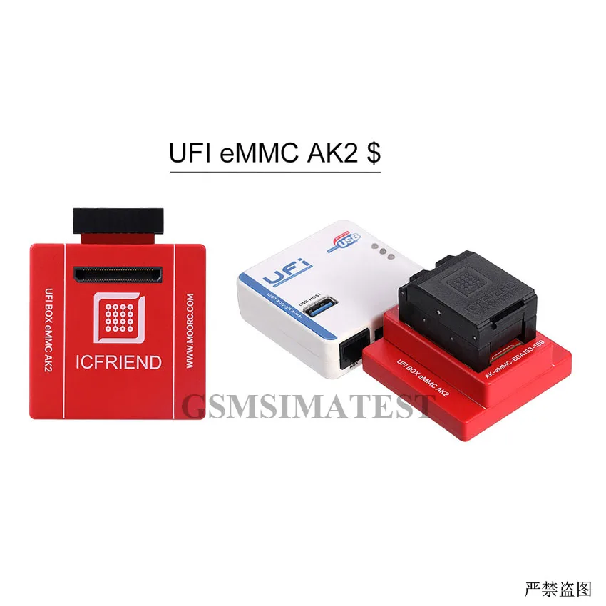 Адаптер 15 в 1 ICFRIEND для Android AK-BGA eMMC с Z3x легкий Jtag Plus UFI Box Medusa Pro | Мобильные телефоны и