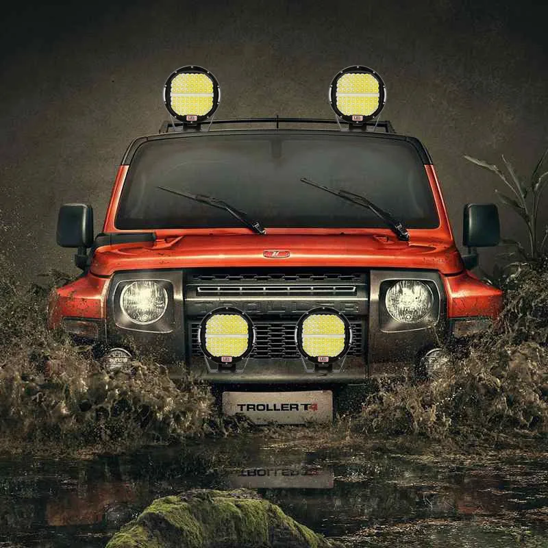 CREK супер яркий 9 дюймов светодиодный рабочий светильник бар 4x4 ATV внедорожник внедорожный светодиодный рабочий светильник для Jeep 4WD 4x4 внедорожника SUV ATV Лодка автомобиля