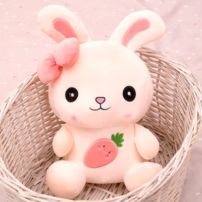 Плюшевая игрушка кролик редис 42 см/55 см/65 см детская мягкая набивная кукла