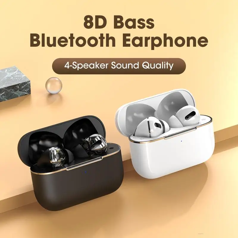

New Dual-Movement Tws Bluetooth Headset BS500 Heavy Bass Binaural Sports Waterproof Wireless Headset
