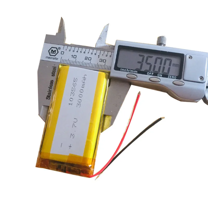 3.7V 3000mAh 103565 Lithium polymer Rechargeable Battery For Tablet PC GPS PSP PAD E-book POS Machine Power bank Walkie talkie |