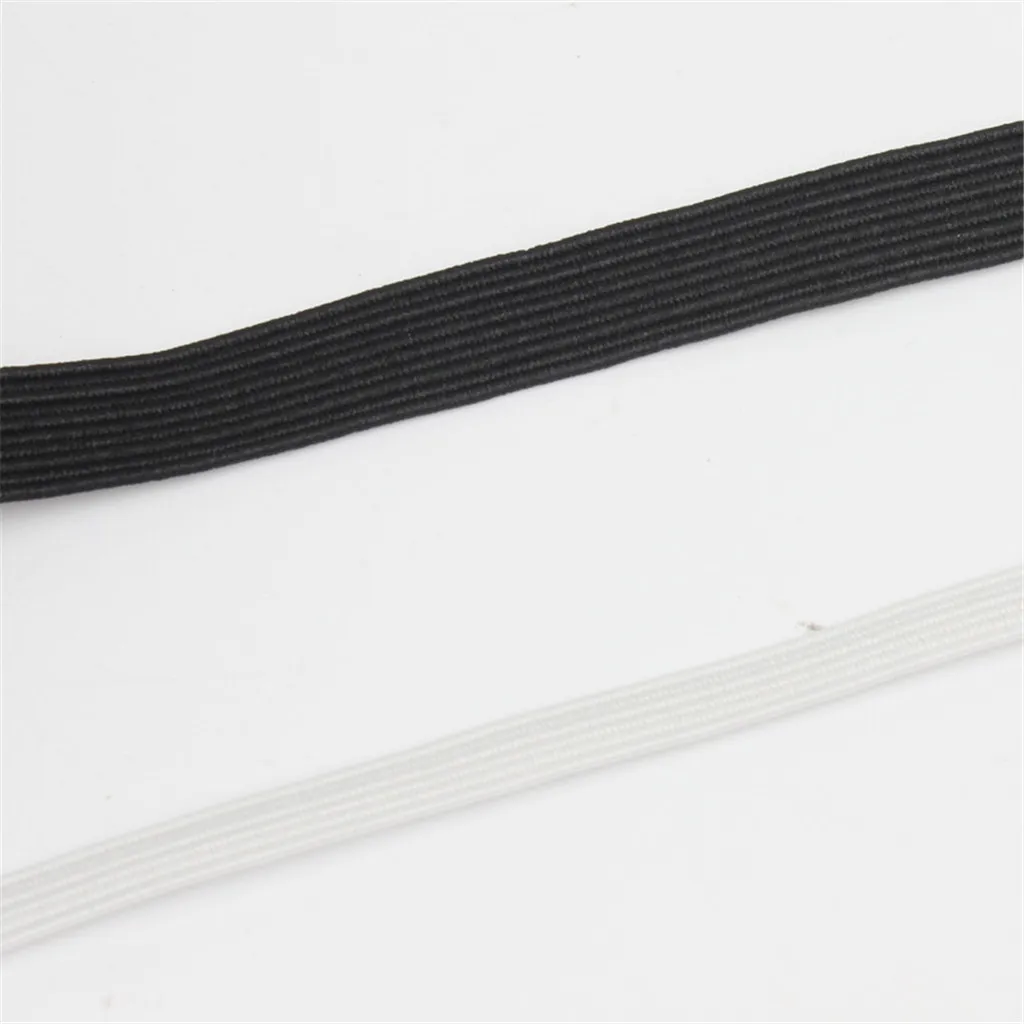 

Elastic Band White Elastic Cord Heavy Stretch High Elasticity Knit Elastic Band for Sewing Crafts DIY, Mask, Bedspread, Cuff