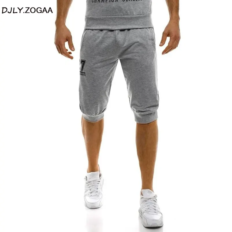 Мужские хлопковые шорты летние мужские повседневные брюки с эластичной резинкой