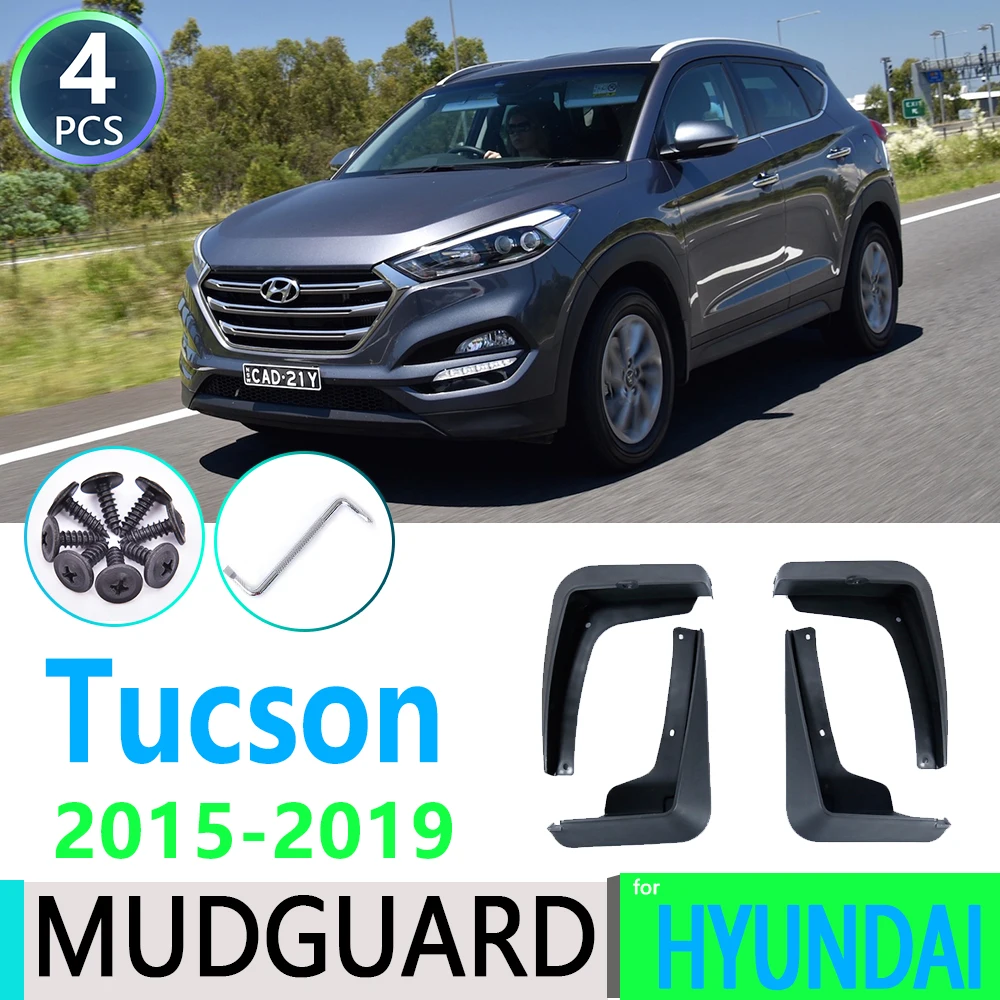 

For Hyundai Tucson 3 TL 2016~2019 2017 2018 Fender Mudguard Mud Flaps Guard Splash Flap Car Accessories