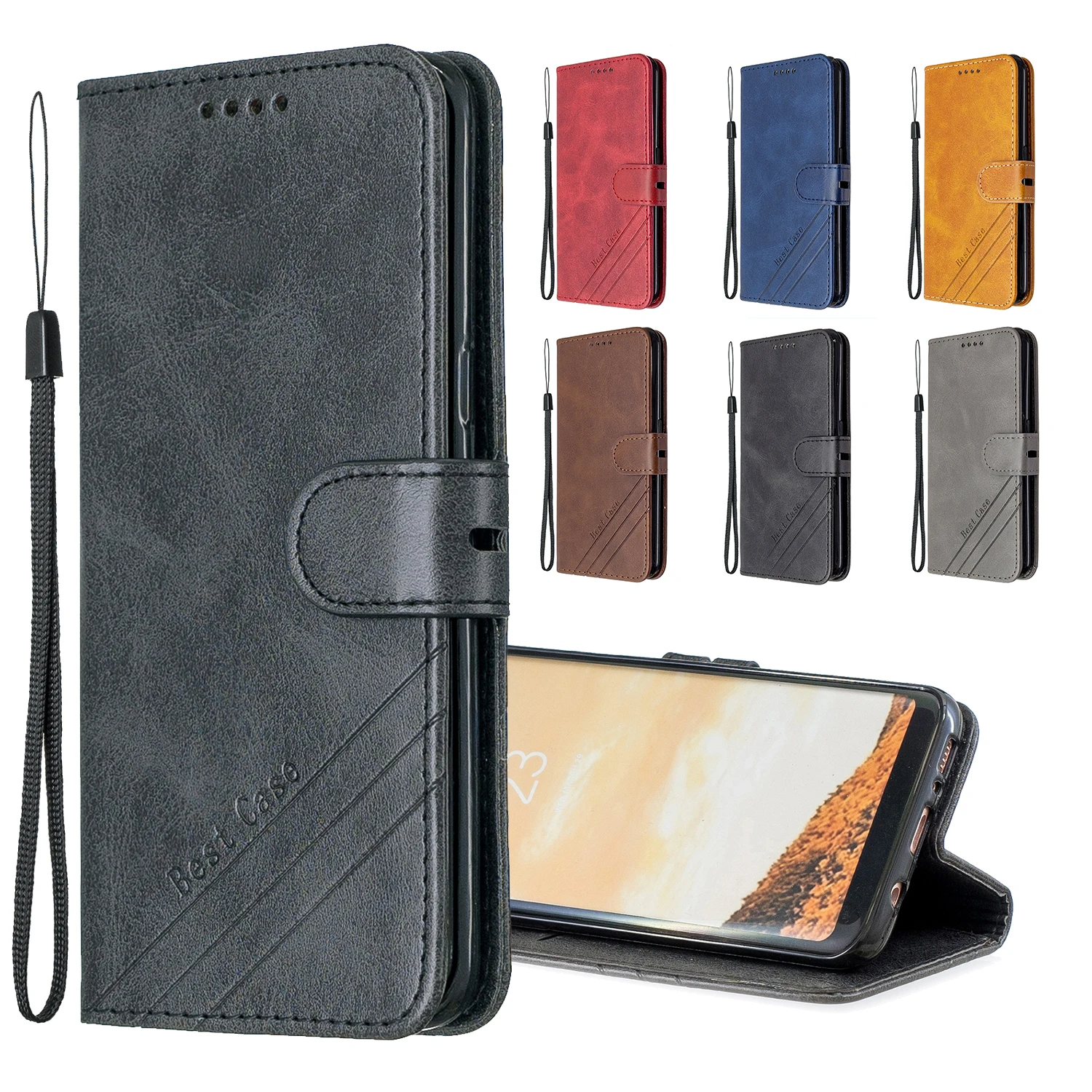

Flip Leather Wallet Case for Xiaomi Redmi 5 6 A 7 8 8A Note 5 Note 6 Note 7 Note 8 Note 9 Note 10 Pro Max 4G 5G Phone book Cover