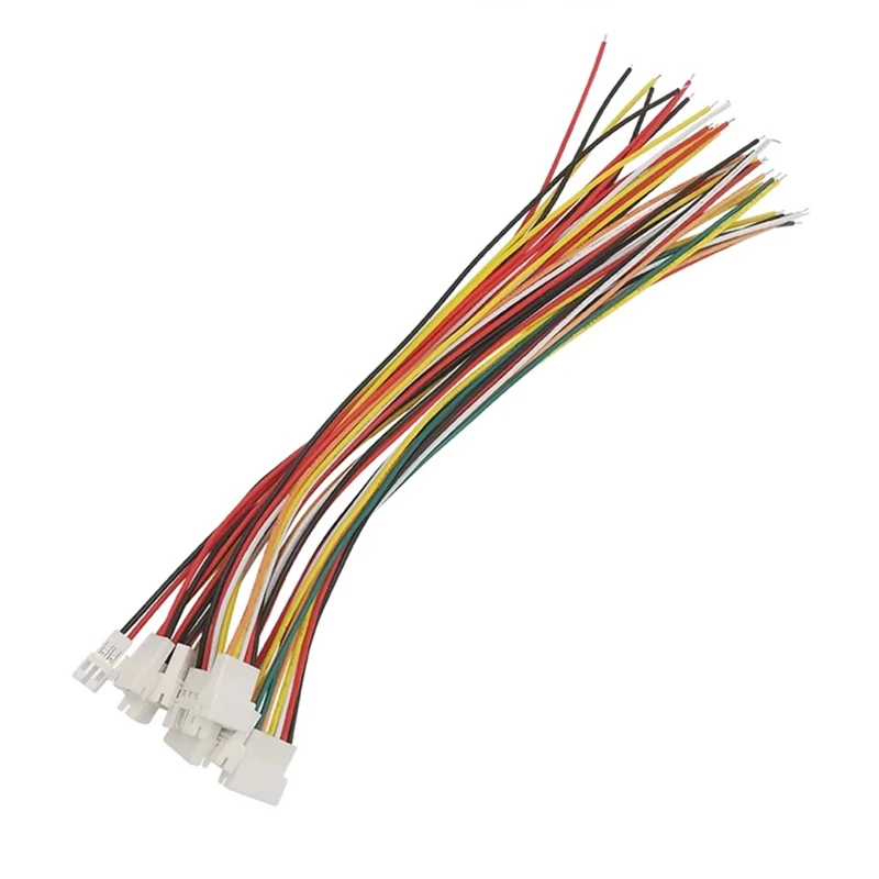 2/5/10 пар 26AWG Micro JST PH2.0mm 2-6 контактов штекер гнездовой разъем провод коннектор 20 см PH