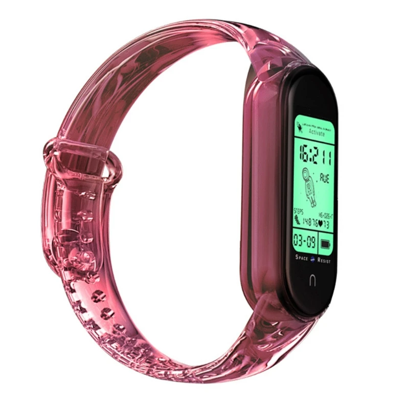 c9gd watchband replacement soft silicone waterproof wristband for mi 3 4 wearable devices smart accessories free global shipping