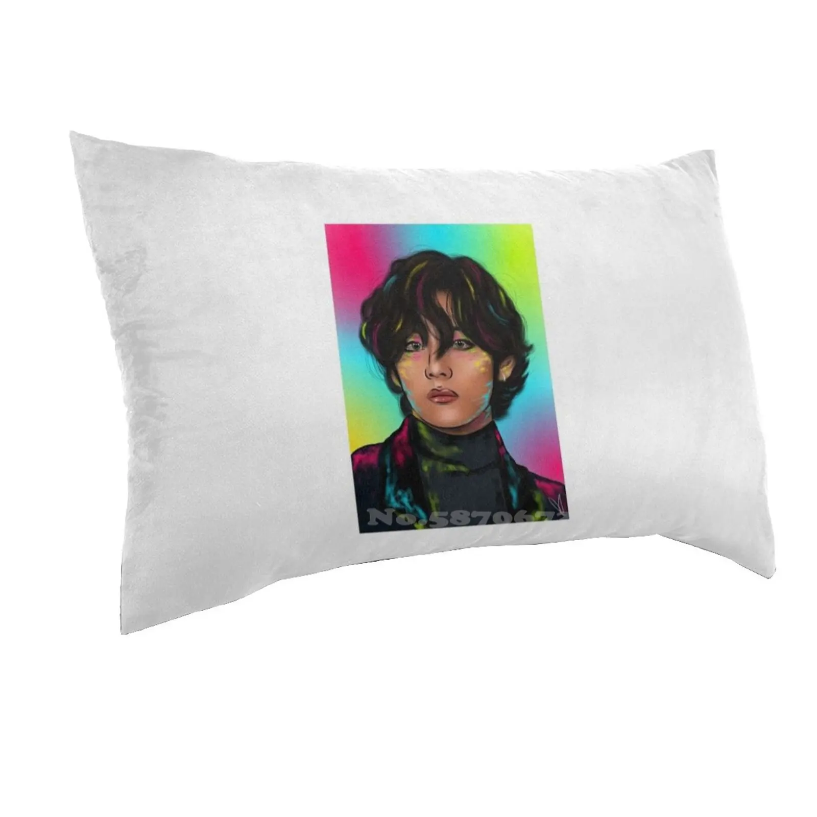 Наволочка для подушки с принтом Kim Taehyung () армейская наволочка в стиле м/ф Ким V Tae