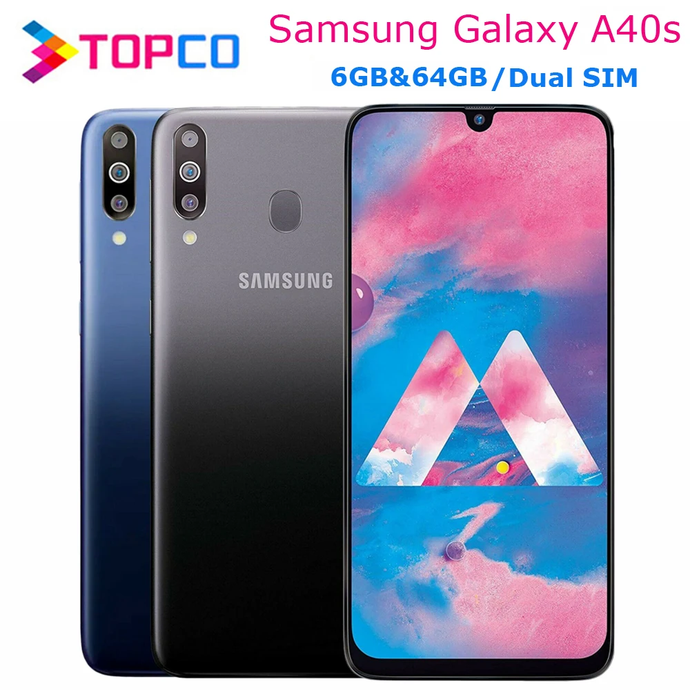 Samsung Galaxy A40s смартфон с 6 4 дюймовым дисплеем восьмиядерным процессором ОЗУ ГБ ПЗУ 64