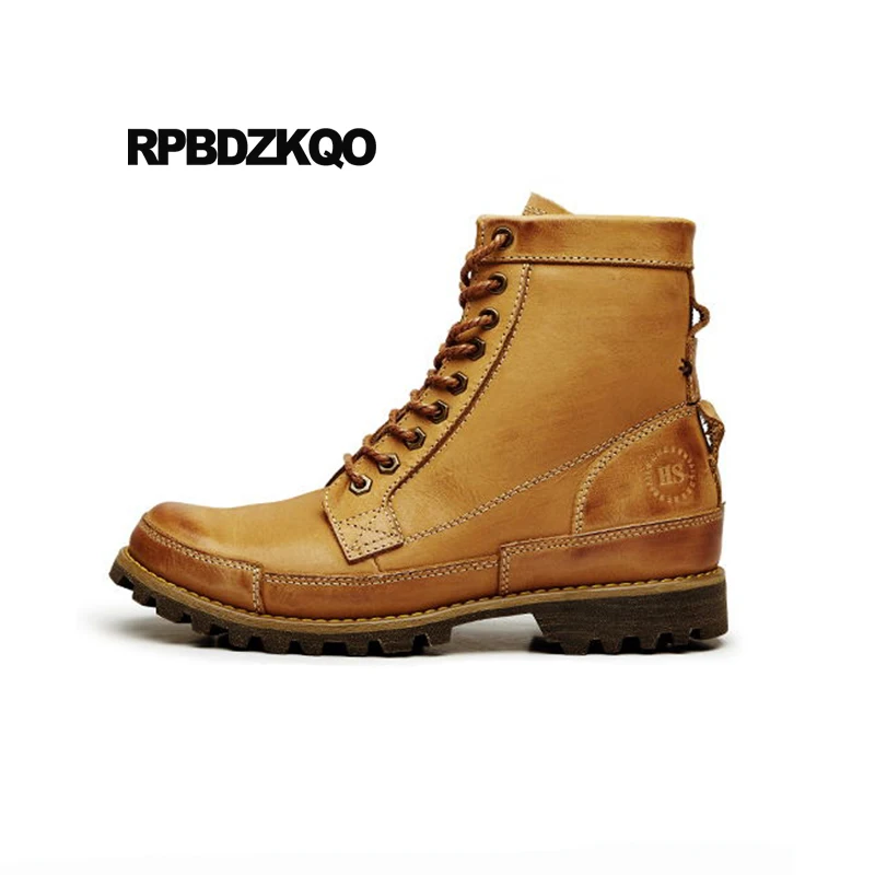 желтый мех зимняя дизайнер обувь мужчины высокого качества Первый слой кожи