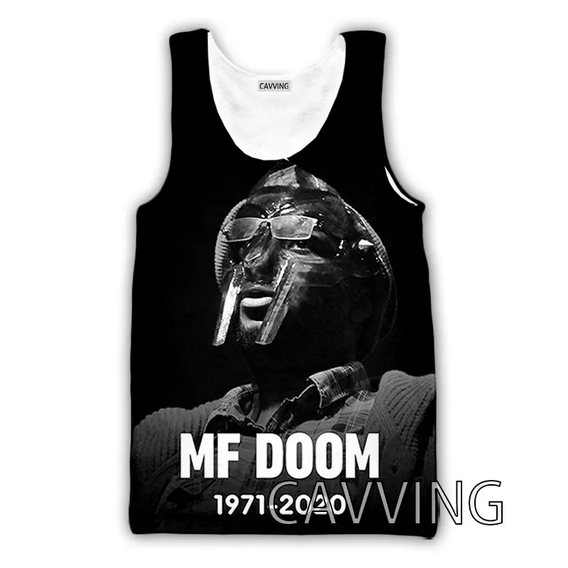 Лидер продаж майка CAVVING с 3D принтом Rapper MF Doom жилет в стиле Харадзюку летняя