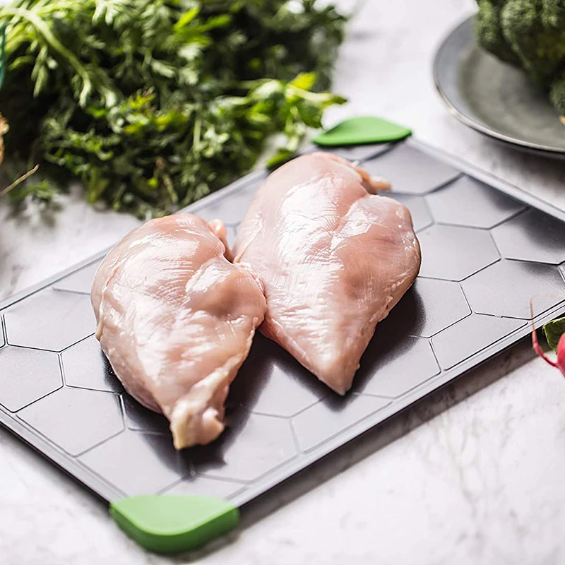 Формочка для мяса с шестиугольным дизайном алюминиевая квадратная доска