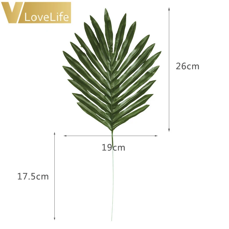 Искусственное растение Пальмовые Листья в скандинавском стиле 12 шт.|Украшения