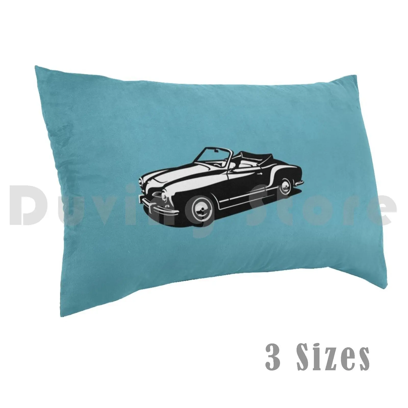 Karmann Ghia Тип 14 трансформируемая Подушка Чехол с принтом 50x75 | Дом и сад