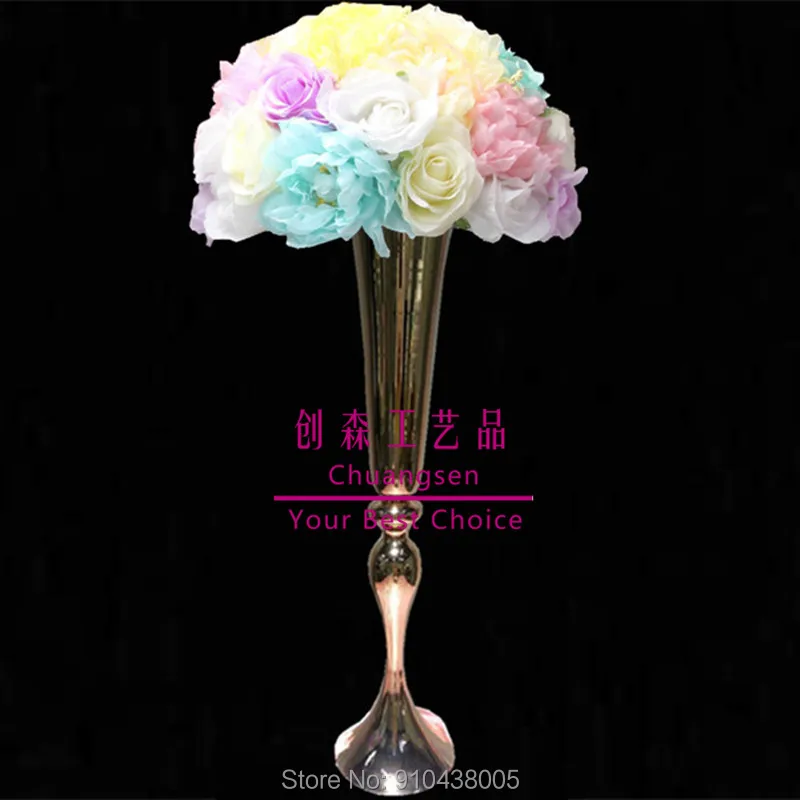 Настольная ваза для цветов орнамент в виде цветочных арок вечерние украшения