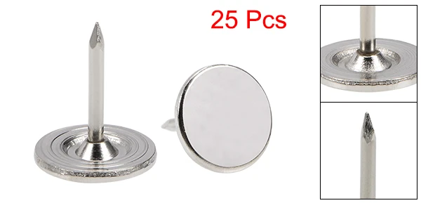 

Uxcell декоративные гвозди для обивки 25 шт серебристого цвета