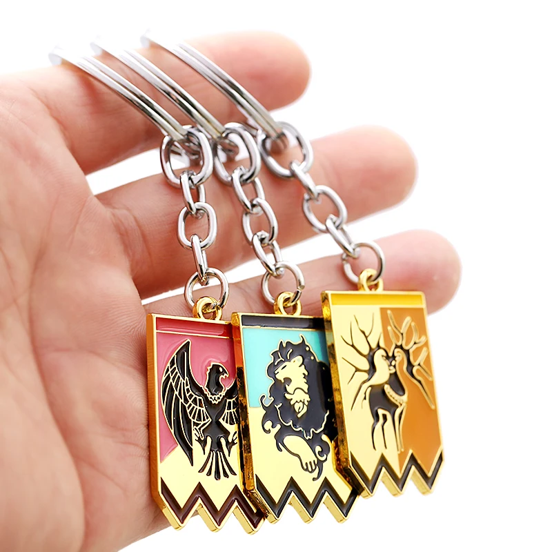 

Fire Emblem Keychain Fashion Game Keyrings Metal Pendant Chaveiro car Key Chain Men Anime Jewelry llaveros