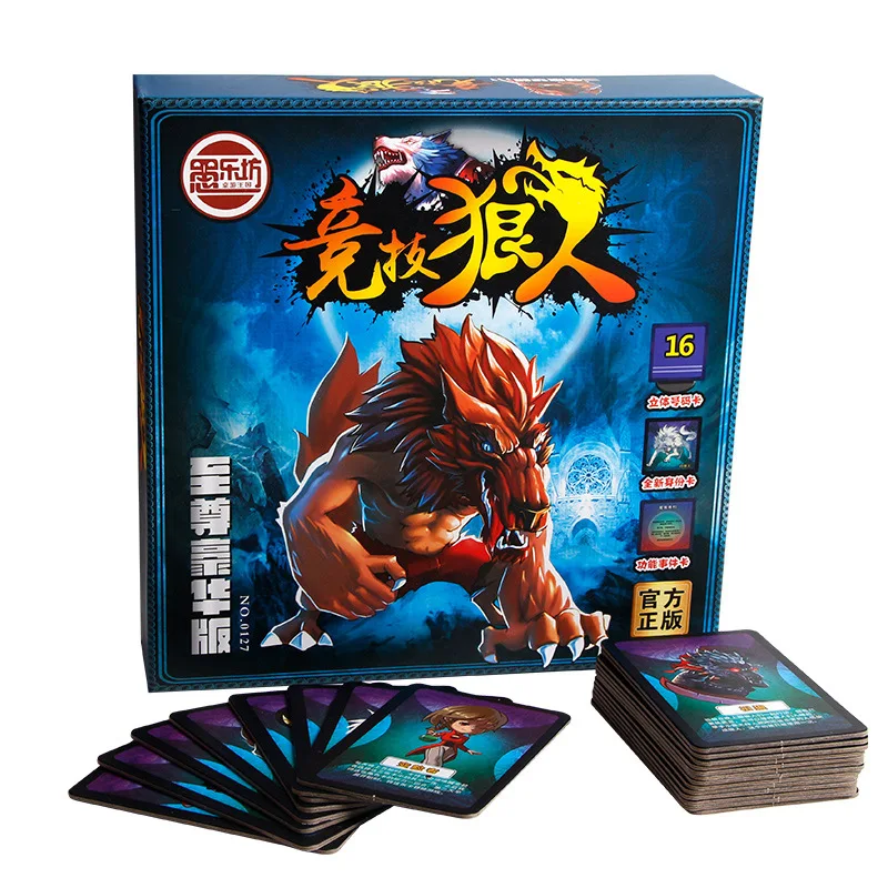 

Official Genuine Werewolf Warfare Competitive Party Game Board Games Card Werewolf Warfare High-End Card Werewolf Warfare Game